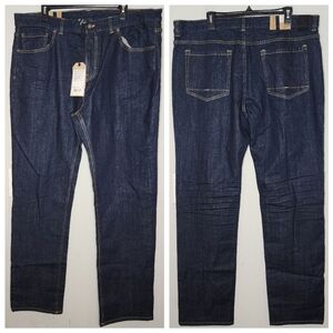 NWT Prana Feener Slim straight darkwash jeans. Men's size 40×34.